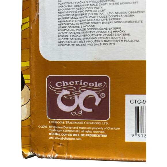 Chericole Roffle Mates 2007 Jungle Gator Rolls Around Laughing Tested NOS - Picture 5 of 10